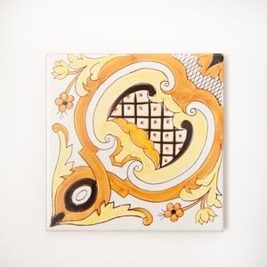 Vintage Italian Tile 8x8"